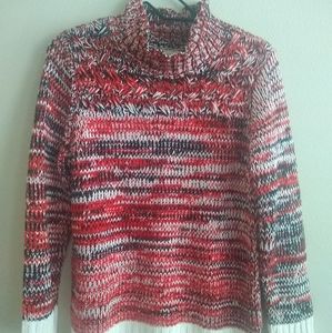 Loft Petites women's crochet sweater Sz LP